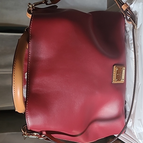 Handbags - Dooney and Bourke small Berry Breanna satchel with crossbody strap